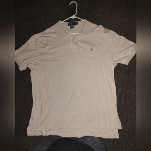 Polo by Ralph Lauren Beige Polo Shirt